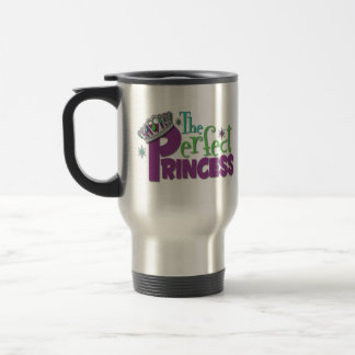 a princesa perfeita caneca de viagem