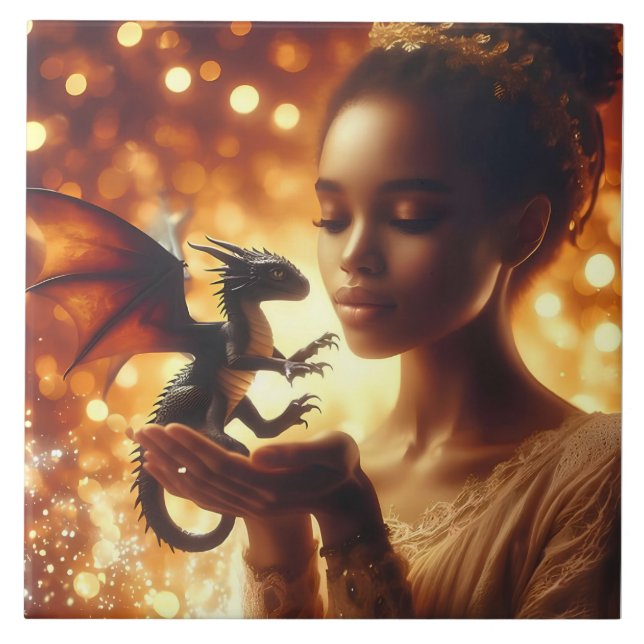  a princess and her baby dragon (Frente)