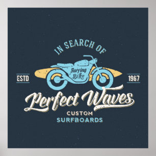 À procura do poster perfeito das ondas