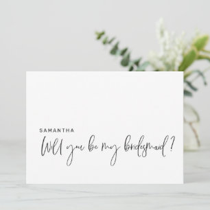 A Proposta Moderna Será A Minha Carta De Bridesma