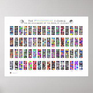 A Psicodélica I Ching Poster