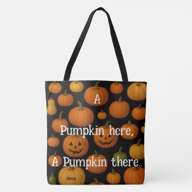 A pumpkin here tote (Frente)