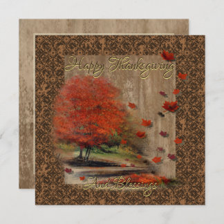 A queda deixa uma placa plana de paisagem