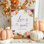 A queda do amor burgundy é doce, pegue uma Poster<br><div class="desc">O amor de burgundy cai é um doce Poster. Itens correspondentes disponíveis.</div>
