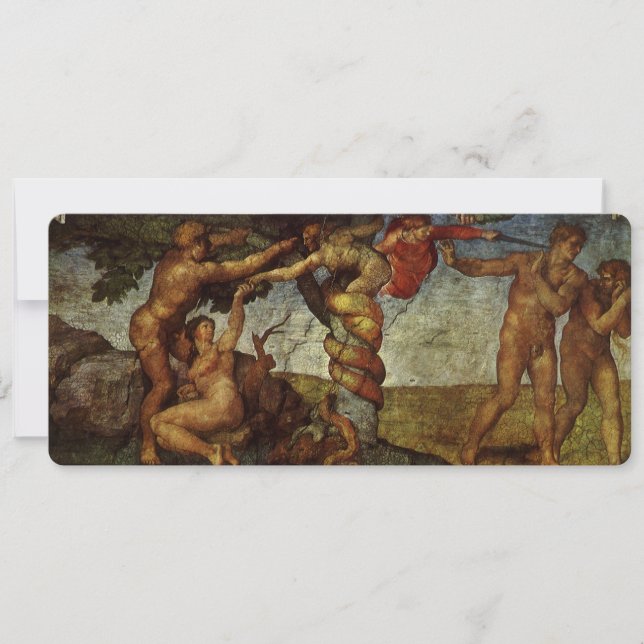 A Queda e Expulsão de Michelangelo, Jardim do Éden (Frente)