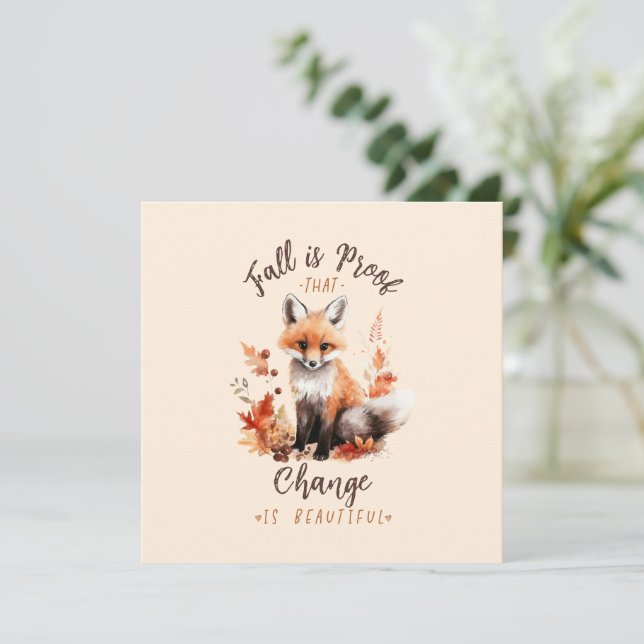 A Queda É Prova De Que A Mudança É Bela (Em pé/Frente)