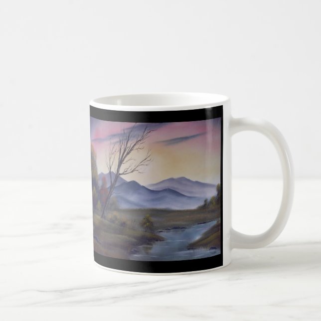 A queda grande MountainsTwo tomou partido caneca (Direita)