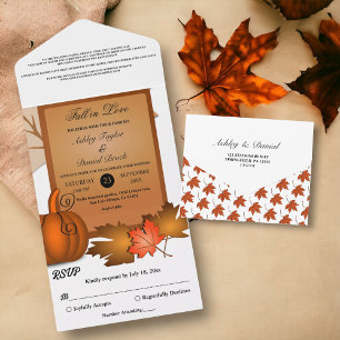 A Queda Russa Elegante Deixa Pumpkin No Casamento 