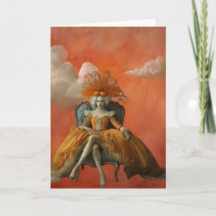 A Rainha da Abóbora Cartão de Boas Festas de Art