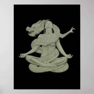 a rainha do dragão poster