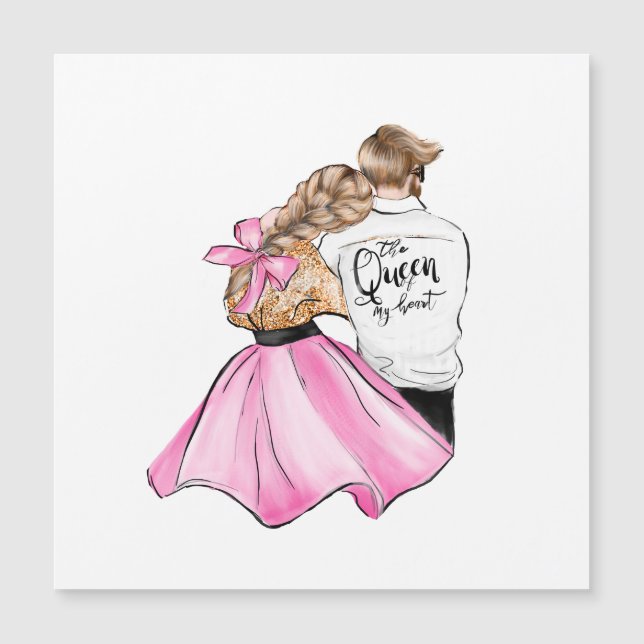 A Rainha do meu coração casal no dia dos namorados (Frente)