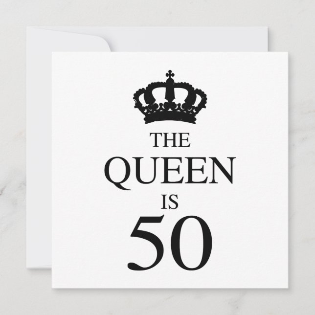 A Rainha É 50 (Frente)