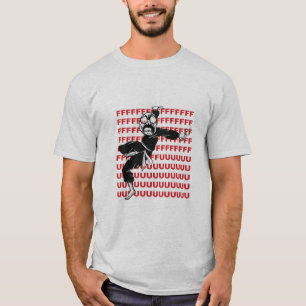 A raiva super Meme de FU enfrenta a camisa de