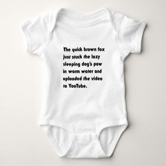A Raposa Marrom Rápida Acaba de Enfiar... Camiseta
