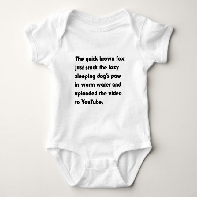 A Raposa Marrom Rápida Acaba de Enfiar... Camiseta (Frente)