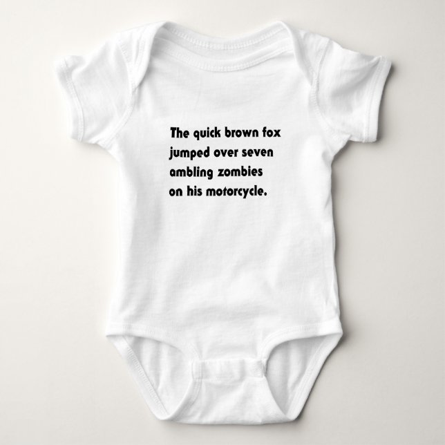 A Raposa Marrom Rápida Pulou Sobre... Camiseta Pan (Frente)