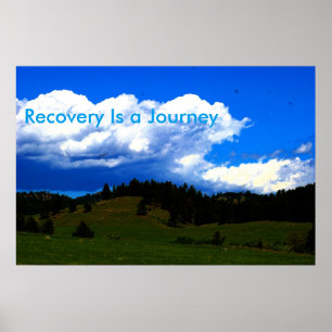 A recuperação é um poster inspirador da viagem