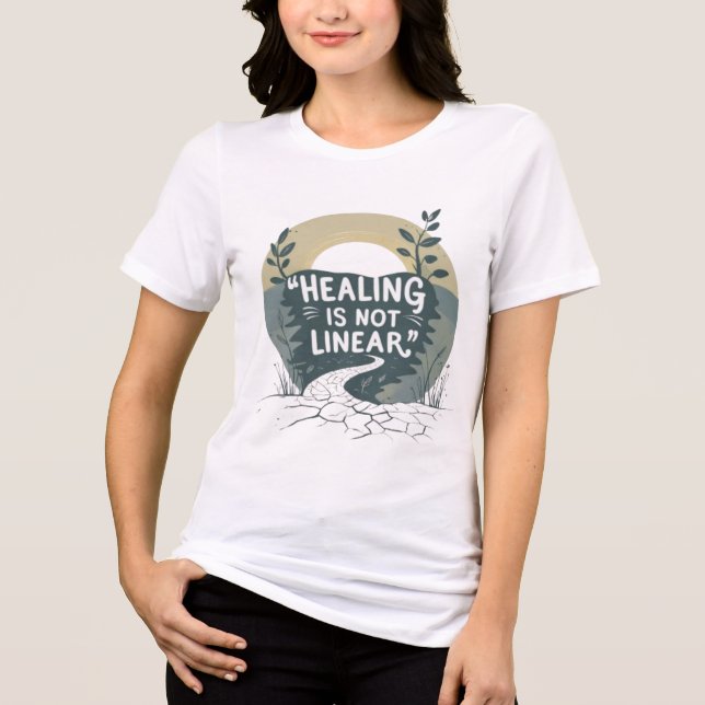 A Reparação Não É Linear - Camisa De Cotação Motiv (Frente)