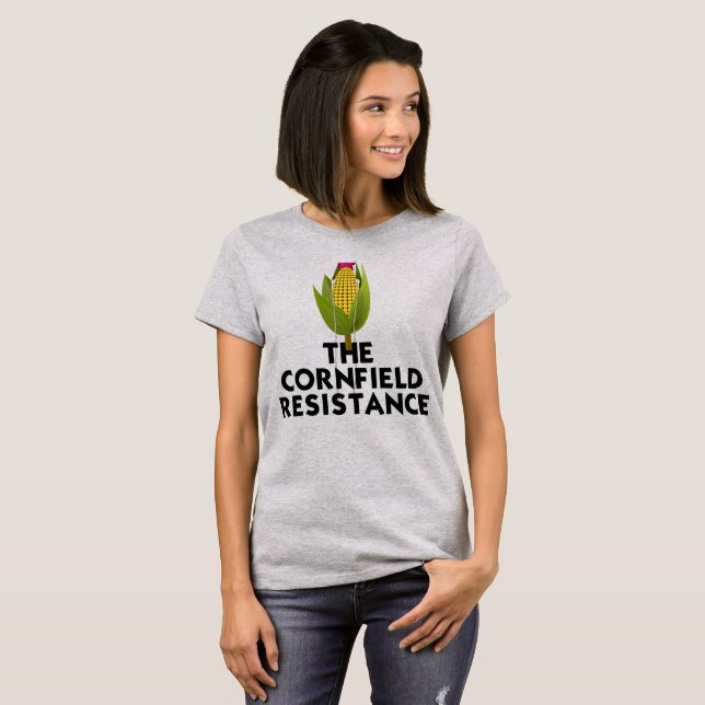 A resistência do campo de milho - as camisetas (Frente Completa)