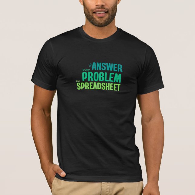 A resposta a qualquer problema é uma camisa de fol (Frente)