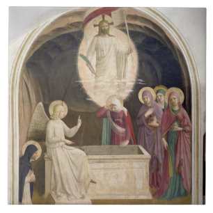 A ressurreição do cristo e das mulheres falsos e