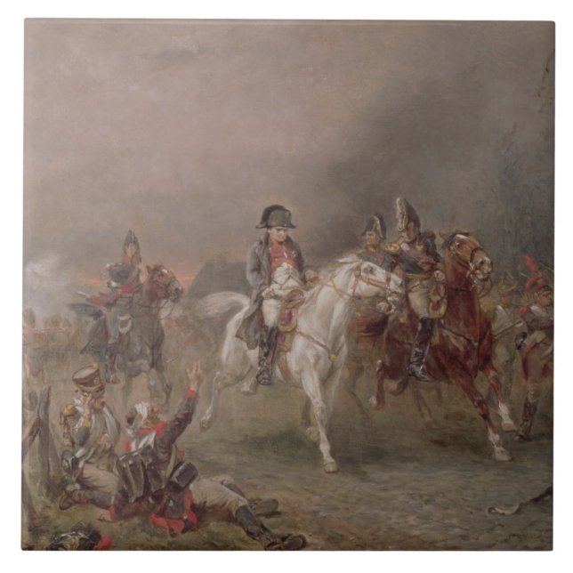 A retirada de Napoleon (óleo em canvas) (Frente)