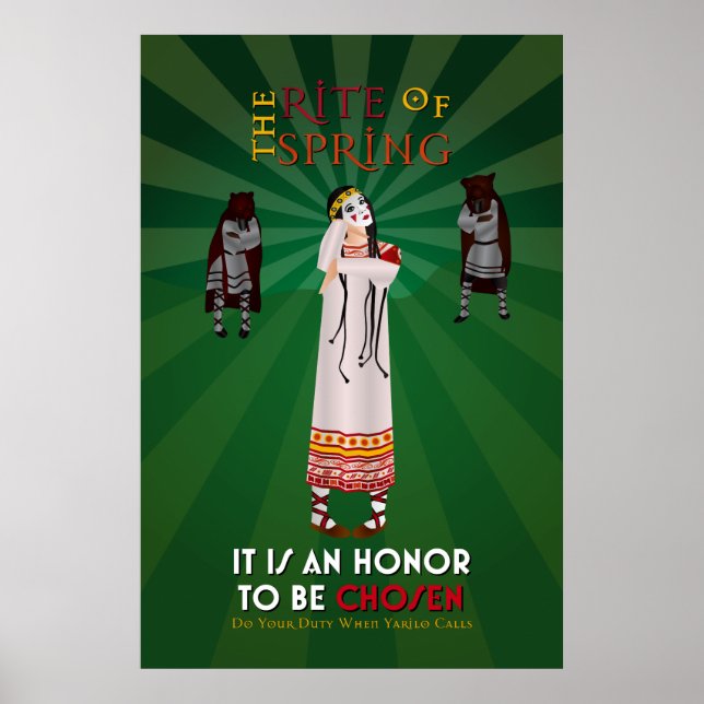 A Rita do Primavera Pagan Propaganda Poster (Frente)