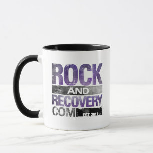 A rocha de FM da cimeira & a caneca da recuperaç