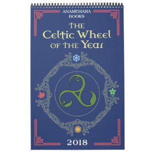 A roda celta do calendário do ano 2018