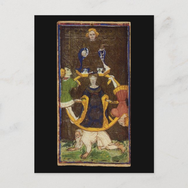 A Roda do Cartão de Tarô Fortune (Frente)