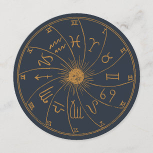 A Roda Zodíaca - Jogo do Cartão de Contato Fortune