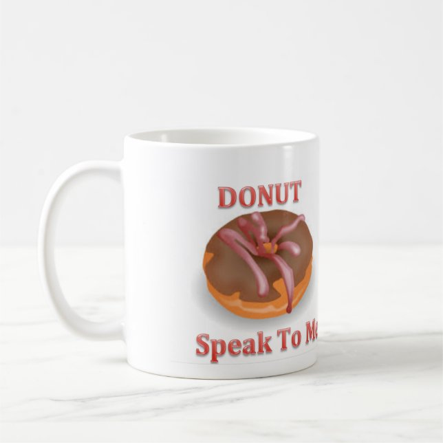 A rosquinha fala-me a caneca (Esquerda)