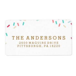 A ROSQUINHA POLVILHA A ETIQUETA DE ENDEREÇO DO