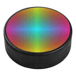 A round, multicolored object with a glossy