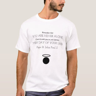 A Rua do Papa. João Paulo II Cita a Camiseta Masc