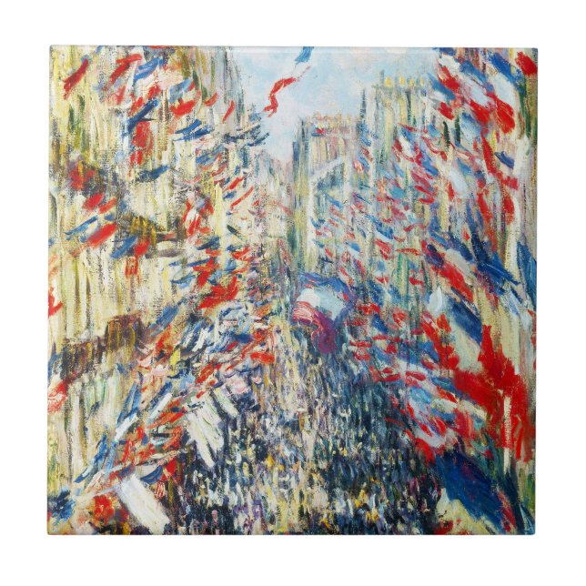 A rua Montorgueil, Paris, festival de junho (Frente)