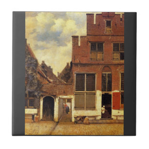 A rua pequena por Johannes Vermeer