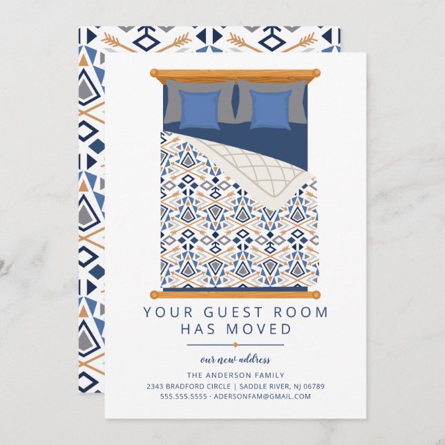 A Sala Convidada Mudou O Anúncio De Movimentação (Frente/Verso)