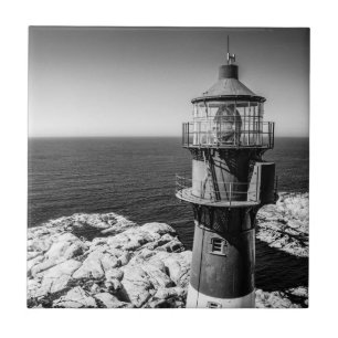 A sala da lanterna de um farol Bømlo Noruega