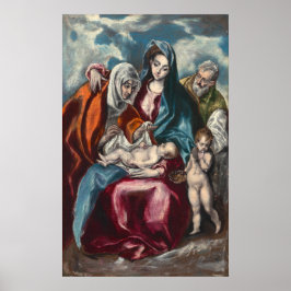 A Santa Família - El Greco, Poster de Belas Artes 
