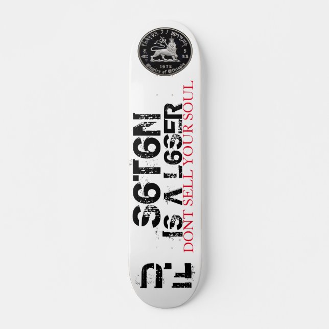 A satã É UM skate DE ALMA NÃO VENDIDO PERDIDO (Frente)