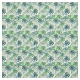 A selva tropical deixa Design Tecido