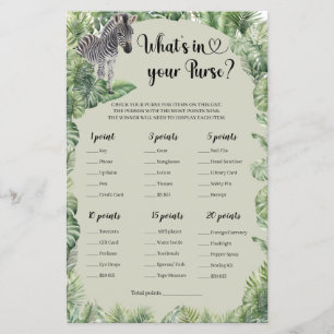 A Selva Tropical Safari O que está no jogo da sua 