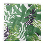 A selva verde deixa a natureza branca e sem costur<br><div class="desc">Linda ilustração original chic na moda moderna com um padrão perfeito de folhas frescas verdes da selva em um fundo branco. O padrão continua perfeitamente quando você coloca mais azulejos juntos.</div>