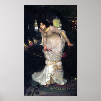 A Senhora de Shalott ~1894~ Poster