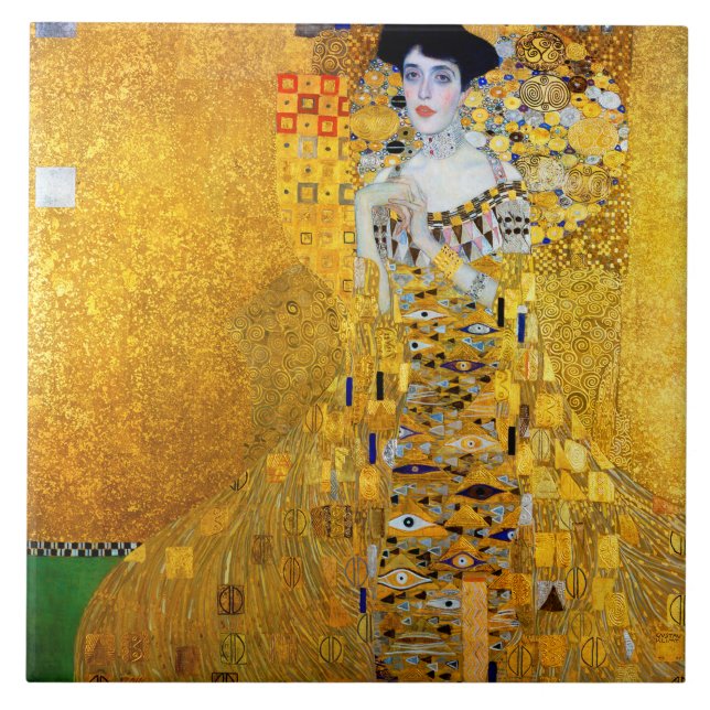 A Senhora do Dourado, Gustav Klimt (Frente)