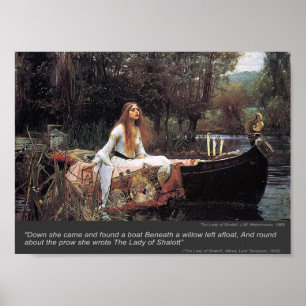 A senhora do impressão de Shalott