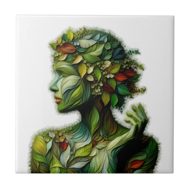 A Senhora Verde - Fundo Branco (Frente)
