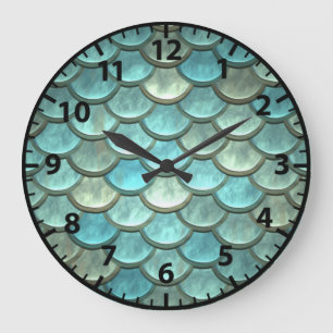 A Sereia Escala o Relógio de Parede da Garota