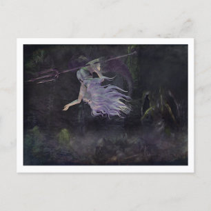 A sereia mancha krakens do bebê, cartão dos